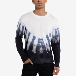 X RAY Men's Pullover Crewneck Tie Dye Fashion Sweater - 1 of 4