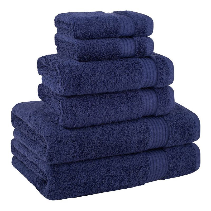 American Soft Linen Bekos 6 Piece Towel Set, 100% Cotton Bath Towel Set for Bathroom, 5 of 8