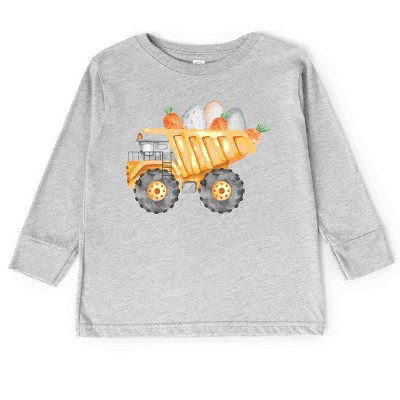 The Juniper Shop Easter Dump Truck Toddler Long Sleeve Tee