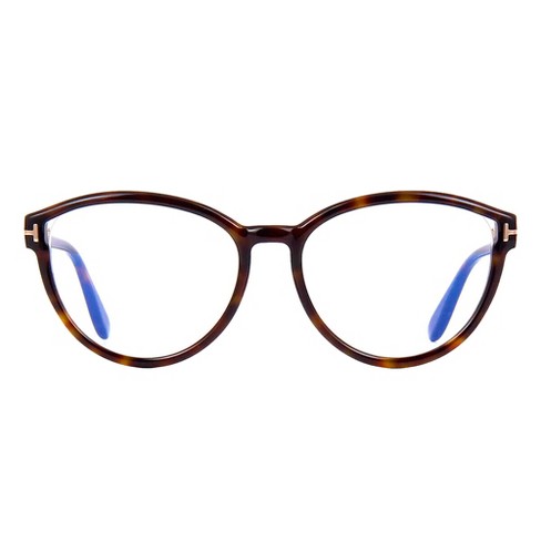 Tom Ford Ft 5706-f-b 052 Womens Cat-eye Eyeglasses Havana 55mm : Target