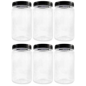 JoyJolt 16 Oz Mason Jars With Lids, Labels and Measures! 6-Pack Wide Mouth  Mason Jars, Glass Jar with Lid and Band. Airtight Canning Jars, Overnight