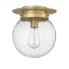 Calhoun 1-Light Flush Mount - Mid-Century Modern & Schoolhouse Design, Dimmable, Damp Rated - 2 of 4