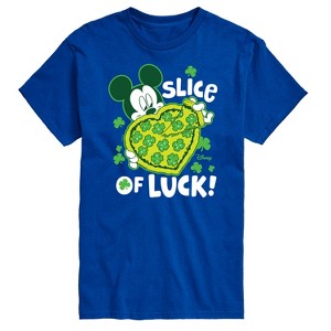 Men's - Disney - Slice Of Luck Short Sleeve Graphic T-Shirt - 1 of 4