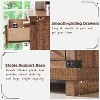 SinCiDo Farmhouse 54"W Dressing Table w/ 6 Drawers,Thick Plate Design,Large Drawer Cabinet/Wardrobe,Bedroom,Living Room & Corridor - 4 of 4