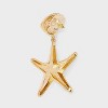 Starfish Drop Earrings - A New Day™ Gold - 3 of 3
