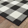 Oriental Weavers Marina 1932K Black/ Ivory Indoor/Outdoor Area Rug - 6'7" x 9'6" - 4 of 4