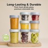 8pk Prep Baby Food Storage Containers, Leak-Proof, BPA Free Glass Baby Food Jars for Feeding - 4 of 4