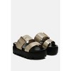 Gound Platform Lug Sole Metal Buckle Sandals Women - 3 of 4