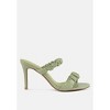 Qualie Ruched Strap Stiletto Sandals Women - 2 of 4
