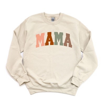 Simply Sage Market Women's Graphic Sweatshirt Mama Block Colorful Bold :  Target