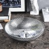 WHOLE HOUSEWARES 11.4" Antique Mercury Glass Decorative Bowl - Silver - image 2 of 4