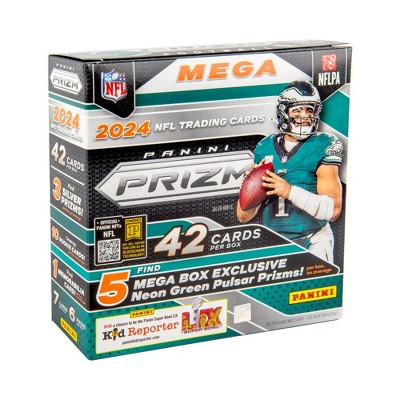 Panini America NFL 2024 Panini Prizm Football Mega Box | 42 Cards