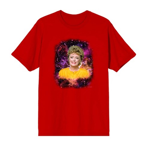 Golden Girls Blanche Galaxy Headshot Crew Neck Short Sleeve Men s T shirt Target