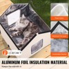 VEVOR Elevated Heated Cat House, Outdoor Kitty Shelter with Adjustable Temperature and Timer, 600D Oxford Cloth Foldable Cat Shelter, Brown (Middle) - 4 of 4
