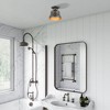 Livex Lighting Endicott 1 - Light Semi-Flush Mount in  Bronze/Antique Brass - 2 of 4