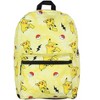 Pokemon Pikachu Pokeball Tie Dye 17" Travel Laptop Backpack Yellow - 2 of 4