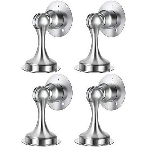 DOMETOUR Magnetic Door Stopper with 3D Double-Sided Tape, No Drilling, Strong Hold, Door Catch for Bottom of Door - 1 of 4