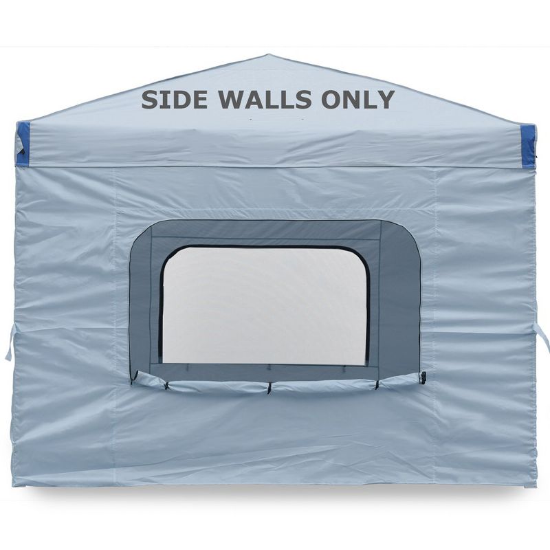 Aoodor Canopy Sidewall Replacement with 2 Side Zipper and Windows for 10' x 10' Pop Up Canopy Tent (Sidewall Only), 1 of 8