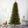 Nearly Natural 10-ft Belgium Fir Natural Look Artificial Christmas Tree with 1050 Clear LED Lights - 4 of 4
