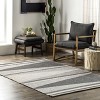 Nuloom Estella Modern Geometric Cotton Flatweave Indoor Area Rug - Grey 5' x 8' - 2 of 4