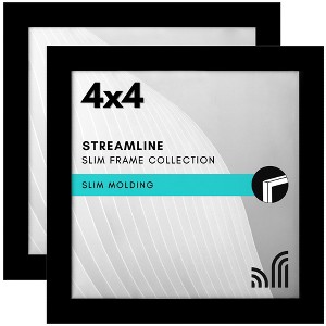 Americanflat Thin Picture Frame with shatter-resistant glass - Horizontal and Vertical Formats for Wall and Tabletop - 1 of 4