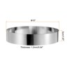 Unique Bargains Stainless Steel Seamless Nonstick Mirror Coating Round Cake Ring - 2 of 4