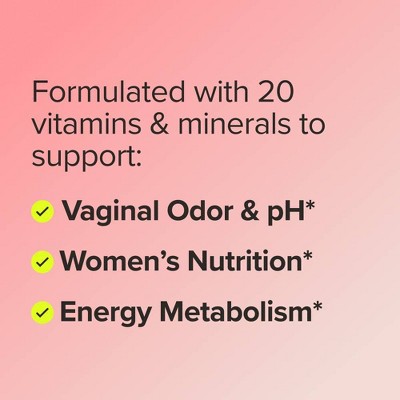 O Positiv URO Vaginal Probiotic + Women's Multivitamin Capsules for Vaginal Health and Full Body Support - 60ct