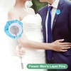Unique Bargains Ribbon Alloy Multipurpose Use Durable Flower Lapel Pin 3.5 x 1.38 Inch  24 Pcs - 4 of 4