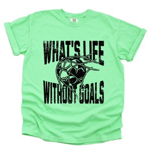Simply Sage Market What's Life Without Goals Garment Dyed Tee - 1 of 4