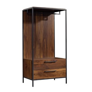 Nova Loft Armoire with Drawers Grand Walnut - Sauder - 1 of 4