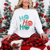 S.W.Smiley Ho Ho Ho Stacked - Garment Dyed Long Sleeve - 2 of 3