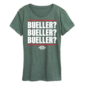 Women's - Ferris Bueller's Day Off - Bueller Bueller Bueller Short Sleeve Graphic T-Shirt - 1 of 4