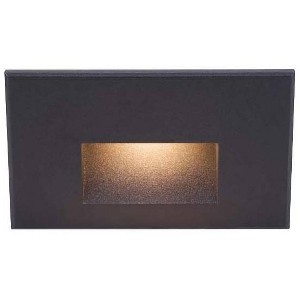 WAC LEDme® 5" Wide Black Step Light - 1 of 1