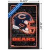 Trends International NFL Chicago Bears - Neon Helmet 23 Framed Wall Poster Prints - 3 of 4
