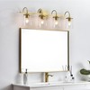 Elegant Lighting Avani 4 light Brass and Clear Bath Sconce - 2 of 4