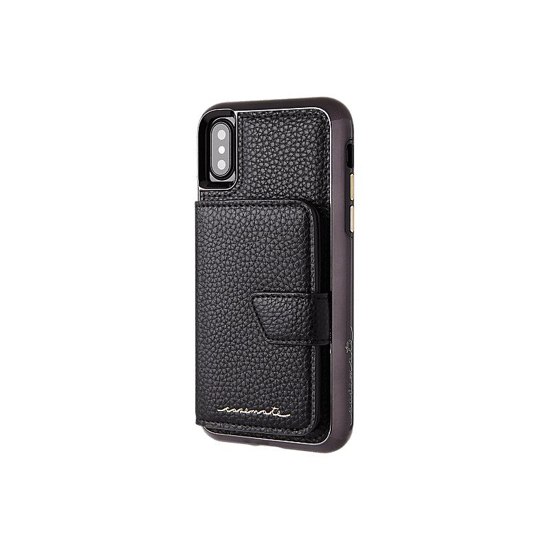 Case-Mate Compact Mirror Wallet Case for Apple iPhone X/XS - Black, 3 of 5
