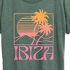 Women's - Instant Message - Ibiza Sun Palms Short Sleeve Graphic T-Shirt - 2 of 4