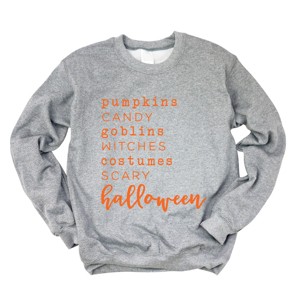 Simply Sage Market Halloween Words Sweatshirt - 1 of 4