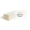 Smead Self-Adhesive Poly Pockets Top Load 5-5/16 x 3-5/8 Clear 100/Box 68153 - 2 of 4