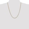 Black Bow Jewelry 1.5mm, 14k Yellow Gold, Solid Franco Chain Necklace - 2 of 4