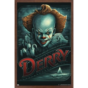 Trends International IT - Pennywise Derry Framed Wall Poster Prints - 1 of 4