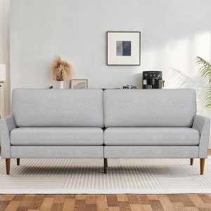 Dyonery 88" Loveseat Sofa, Comfy Couches for Living Room, Modern Oversized Love Seat Sofa, Large Couches for Bedroom Office - 1 of 4