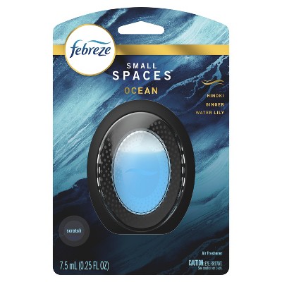 Febreze Odor Eliminator Small Spaces Air Freshener Ocean, .25 fl. oz.
