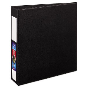 Avery Heavy-Duty Non-View Binder with DuraHinge and One Touch EZD Rings, 3 Rings, 2" Capacity, 11 x 8.5, Black - 1 of 4