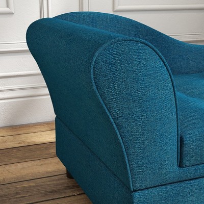 Small Dark Blue Elevated Pet Sofa with Hidden Storage