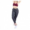 Women's French Terry Tapered Joggers with Front Pockets - Body Wrappers - 3 of 3