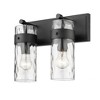 Fontaine 2-Bulb Glass Vanity Light - Dimmable, Damp Rated, Elegant Design for Bathroom - 4 of 4