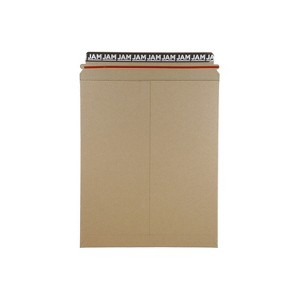 JAM Paper Stay-Flat Photo Mailer Envelopes 11x13.5 Kraft Self-Adh Closure 8866644 - 1 of 3