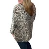 Women's Oversized Snow Leopard Sweater - honeyme - 2 of 2