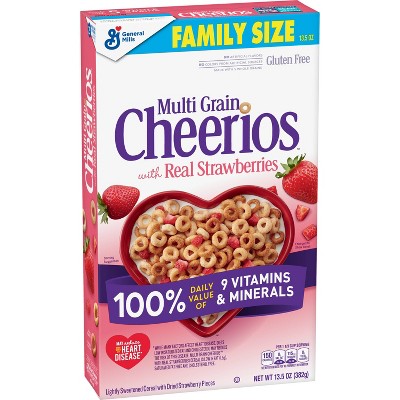 Cheerios Strawberry Cereal Family Size - 13.5oz - General Mills